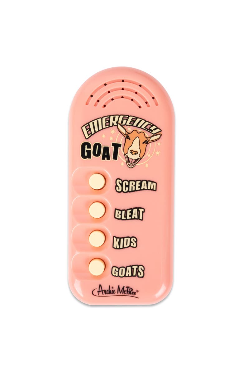 Archie McPhee Emergency Goat Novelty Toy, Alternate, color, Multicolored