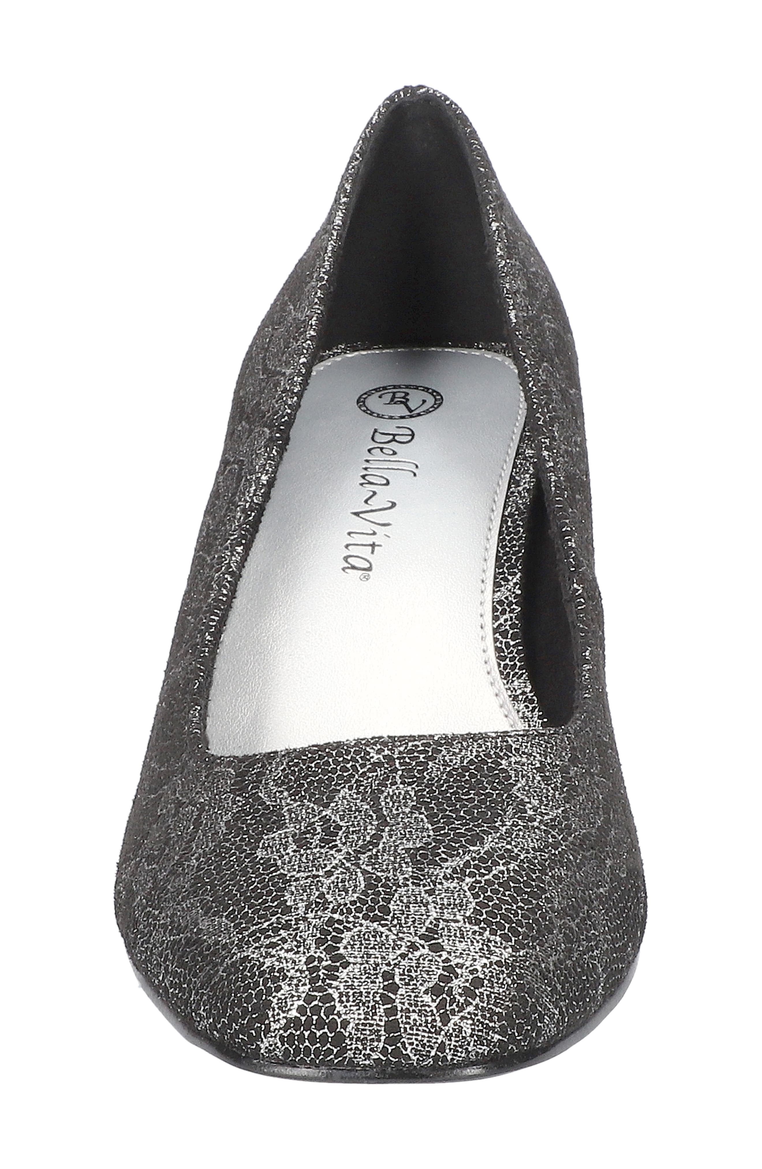 Jillian Square Toe Pump, Alternate, color, SILVER LACE