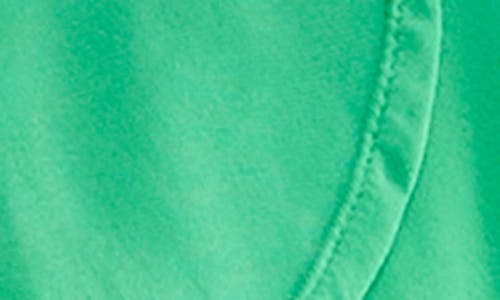 Nina Leonard Chiffon Ruffle Bolero In Bright Green