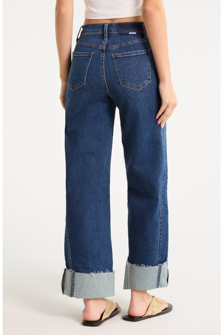 Pleaser Cuffed Jeans, Alternate, color, SLOW MOTION