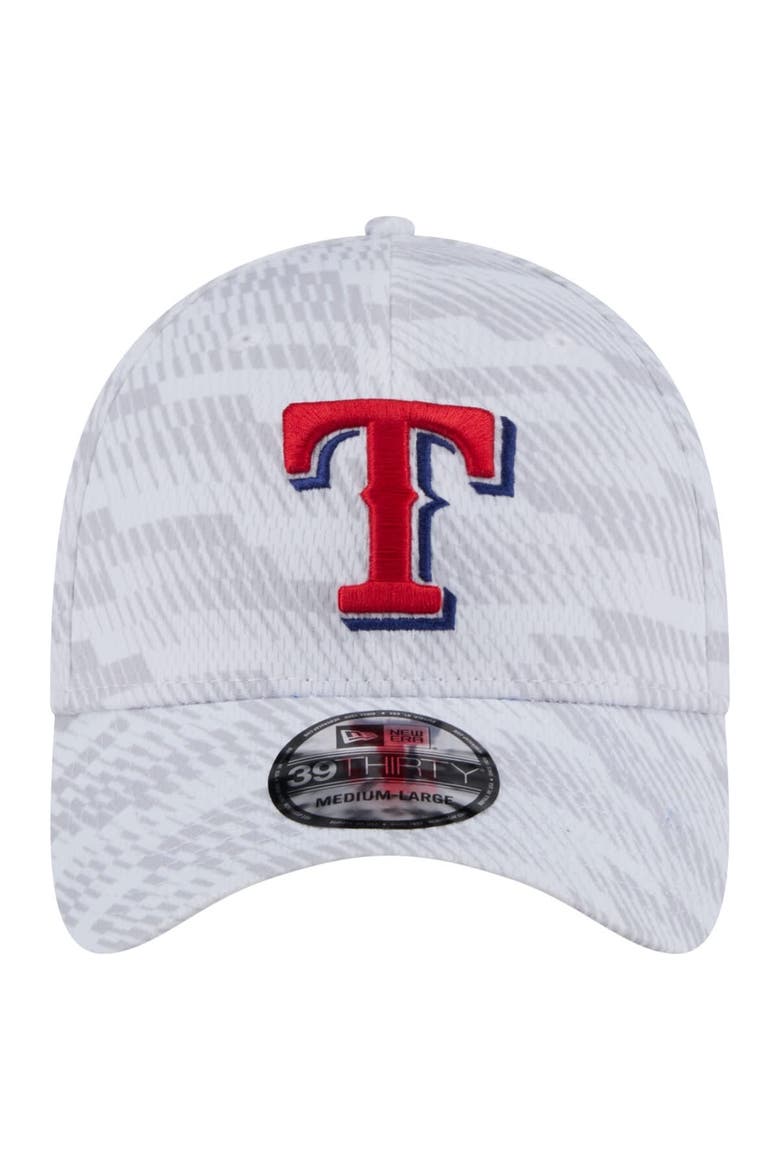 Men's New Era  White Texas Rangers Graded 39THIRTY Stretch Fit Hat, Alternate, color, White