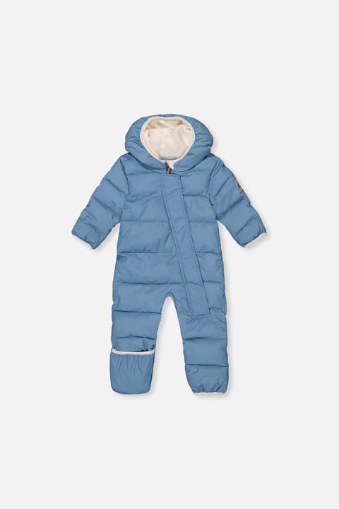 Car Seat Adapted Fleece-Lined Snowsuit