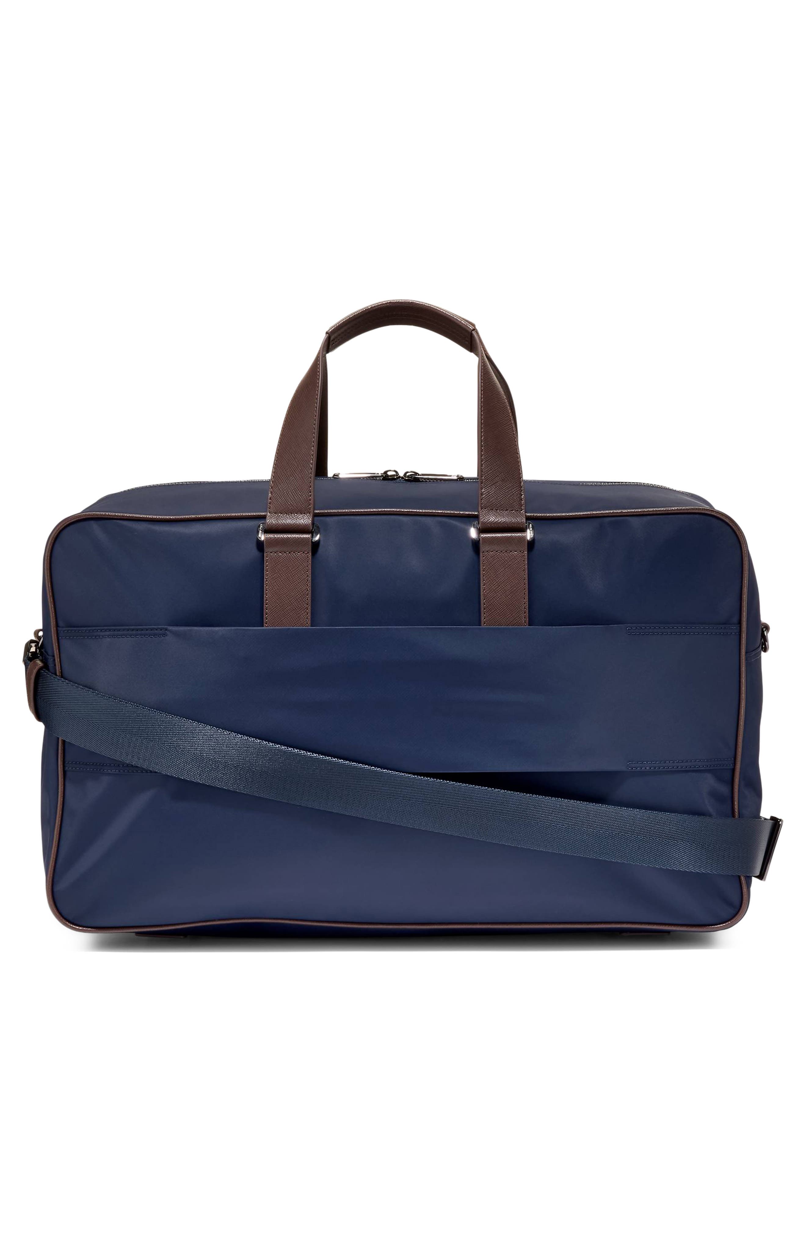Carson Everyday Nylon Duffle Bag, Alternate, color, NAVY BLAZER/ MADEIRA