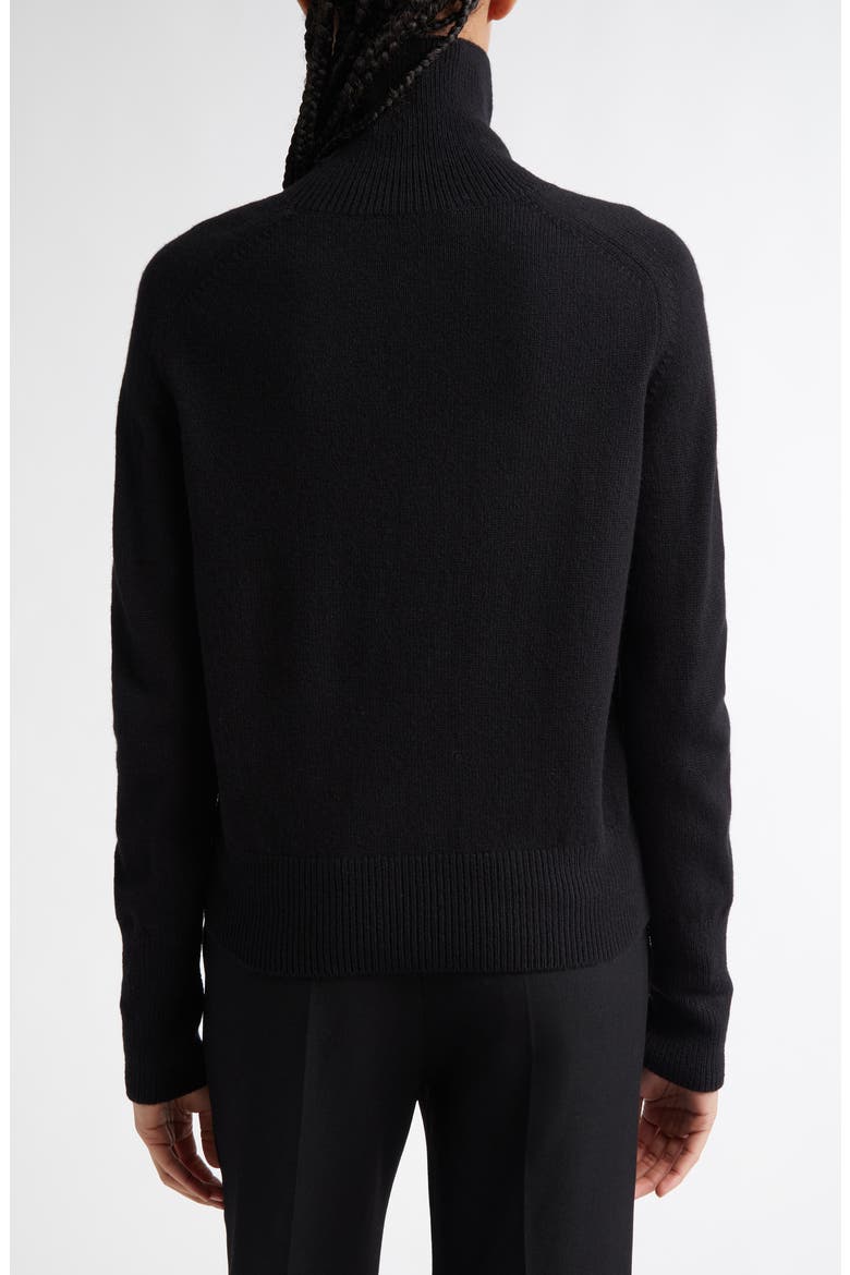 Lambswool Turtleneck Sweater, Alternate, color, BLACK