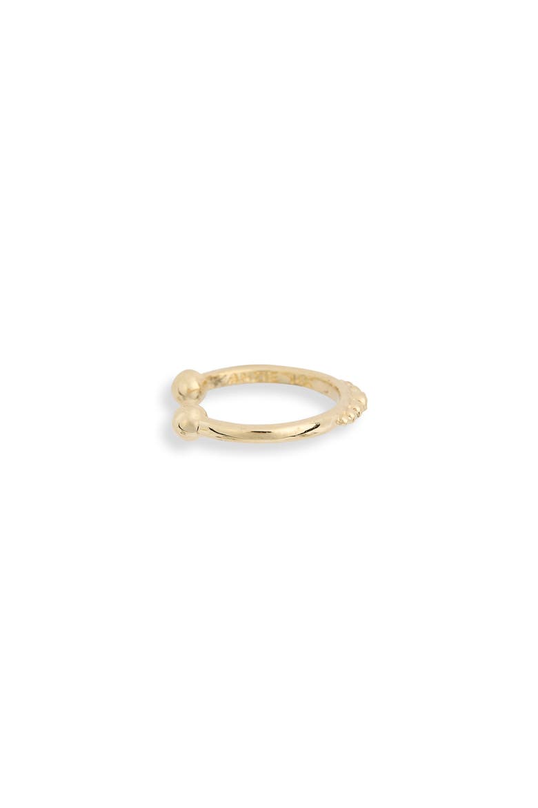 Dew Drop Diamond Ear Cuff, Alternate, color, YELLOW GOLD