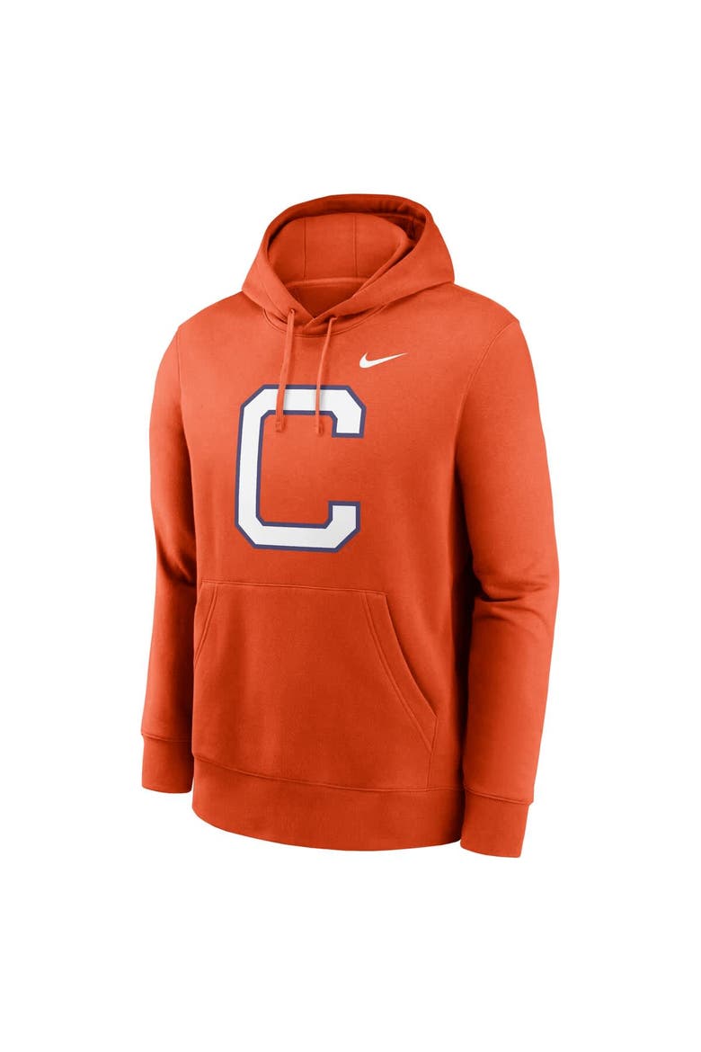 Men's Nike Orange Clemson Tigers Primetime Alternate Logo Club Fleece Pullover Hoodie, Alternate, color, Orange