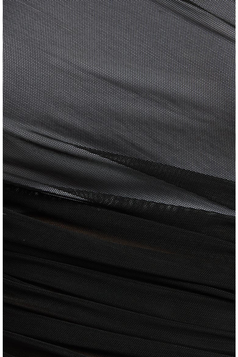 Diana One-Shoulder Swim Top, Alternate, color, BLACK/ SNOW WHITE