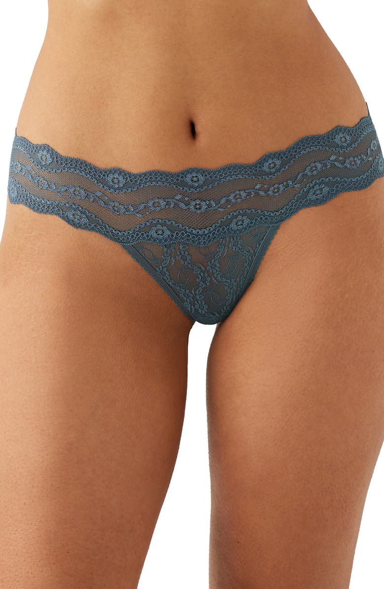 b.tempt'd by Wacoal 'Lace Kiss' Thong, Main, color, 