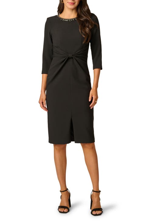 Bead Detail Sheath Dress
