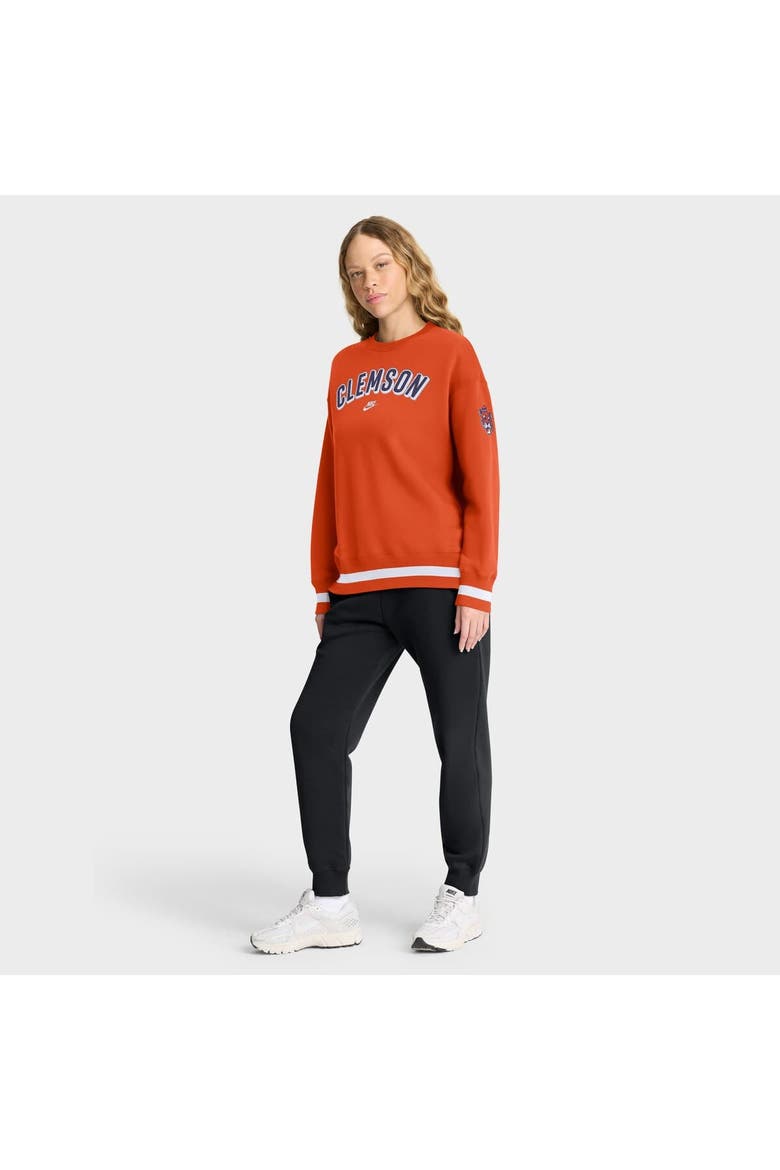 Women's Nike Orange Clemson Tigers Oversized Legacy Phoenix Sweatshirt, Alternate, color, Orange