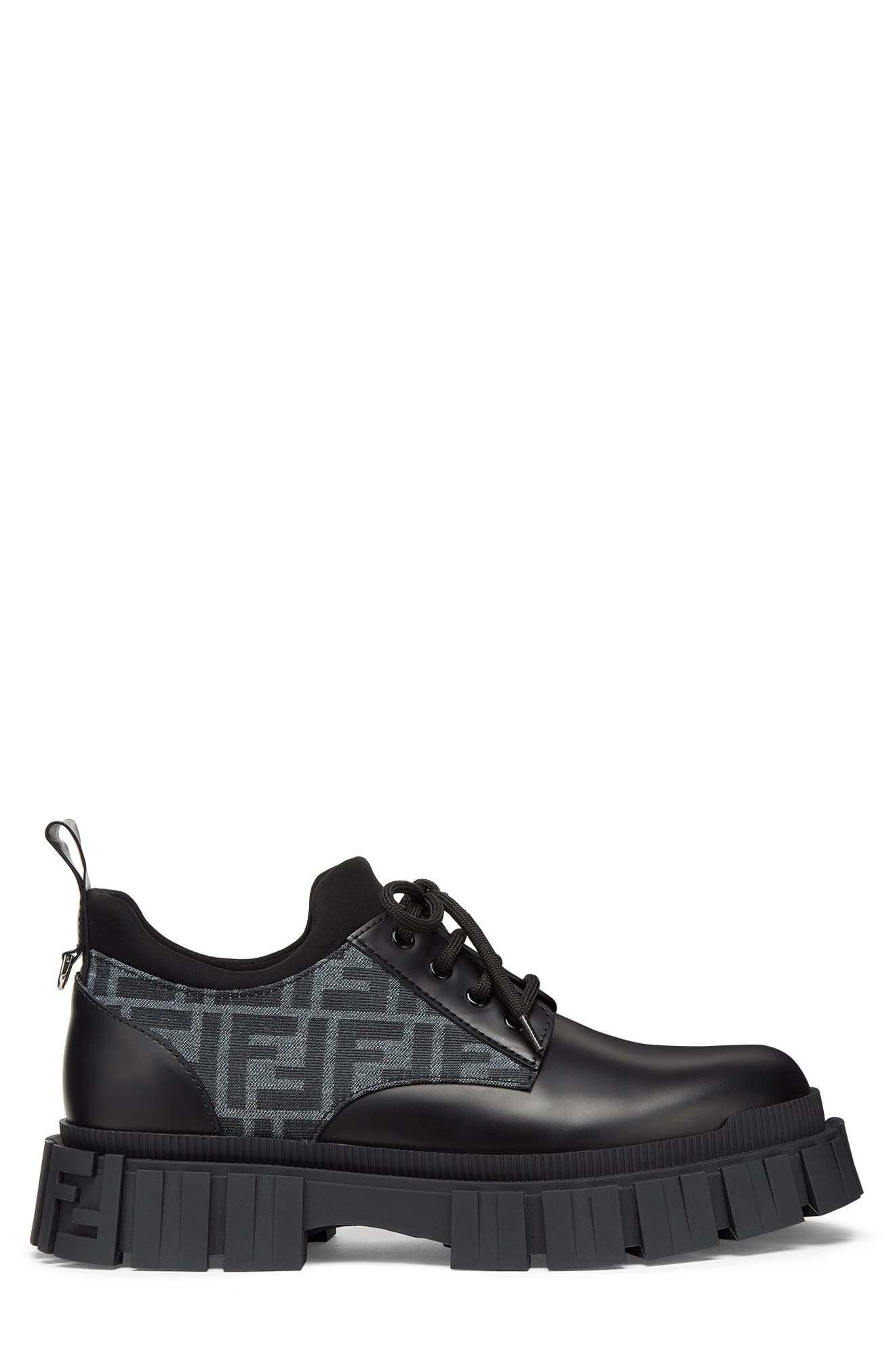 Fendi Force Lug Sole Derby, Alternate, color, 
