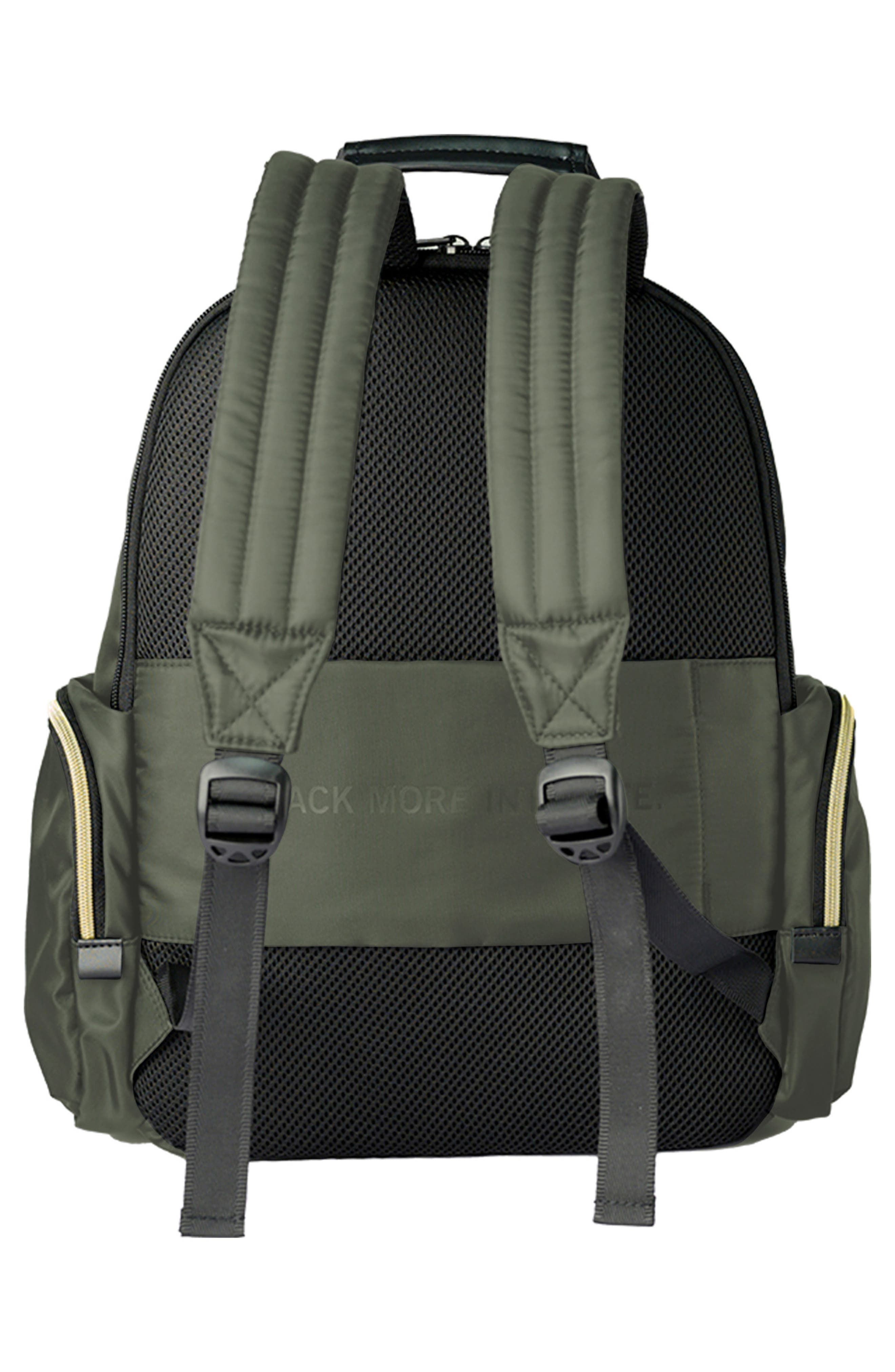 Kenneth Cole Madison Square 2-Piece Hardside Carry-On Luggage & Backpack Set, Alternate, color, Olive