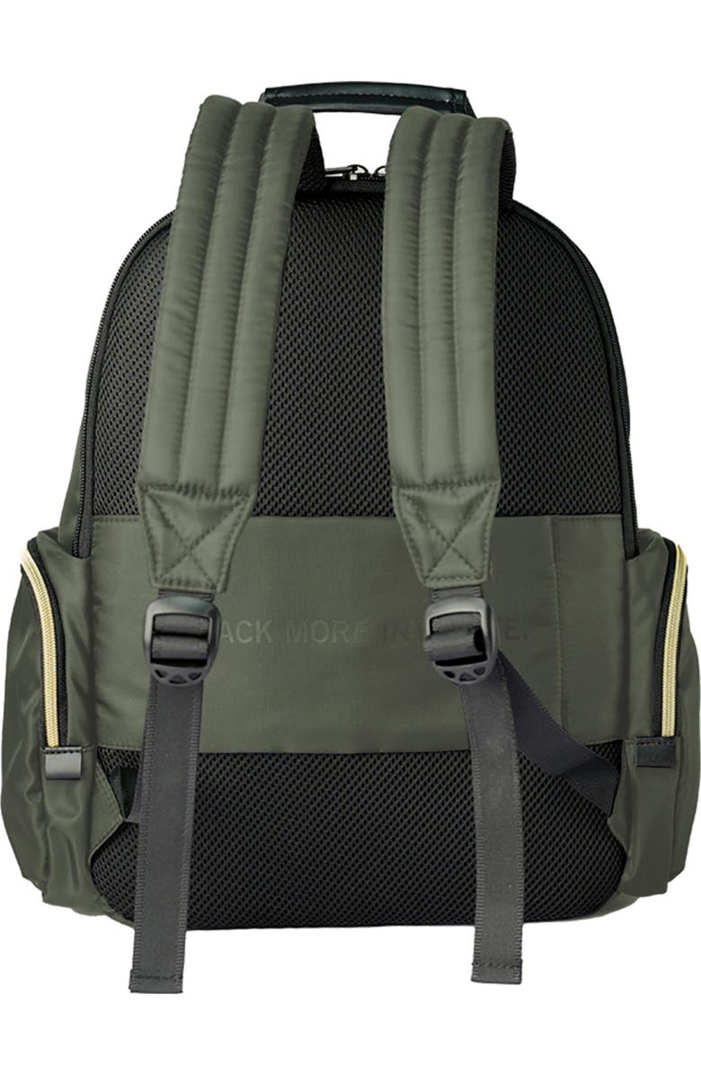 Kenneth Cole Madison Square 2-Piece Hardside Carry-On Luggage & Backpack Set, Alternate, color, Olive