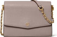 Tory Burch Robinson Convertible Leather Shoulder Bag