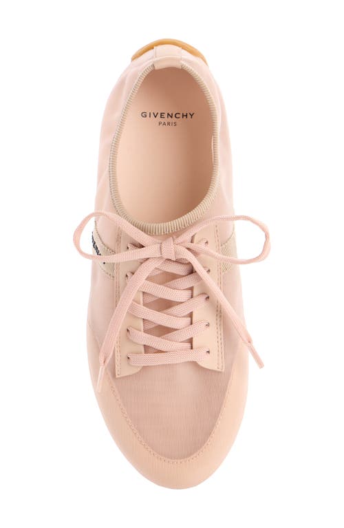 Givenchy Pink Sneaker With Logo Lettering On The Side In Fabric Woman In Pink