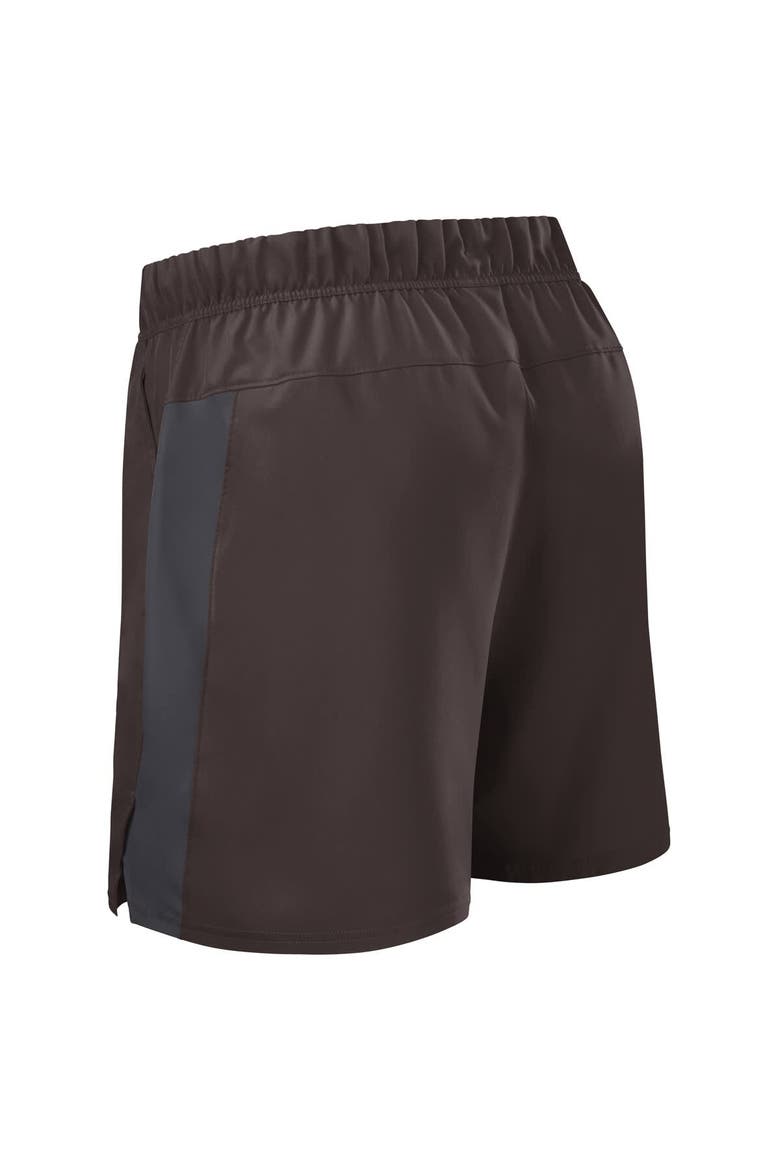 Men's Nike Brown Cleveland Browns Woven Victory Performance Shorts, Alternate, color, Brown