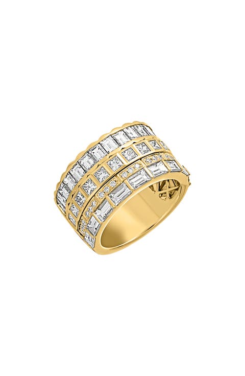 Gatsby Diamond Statement Ring