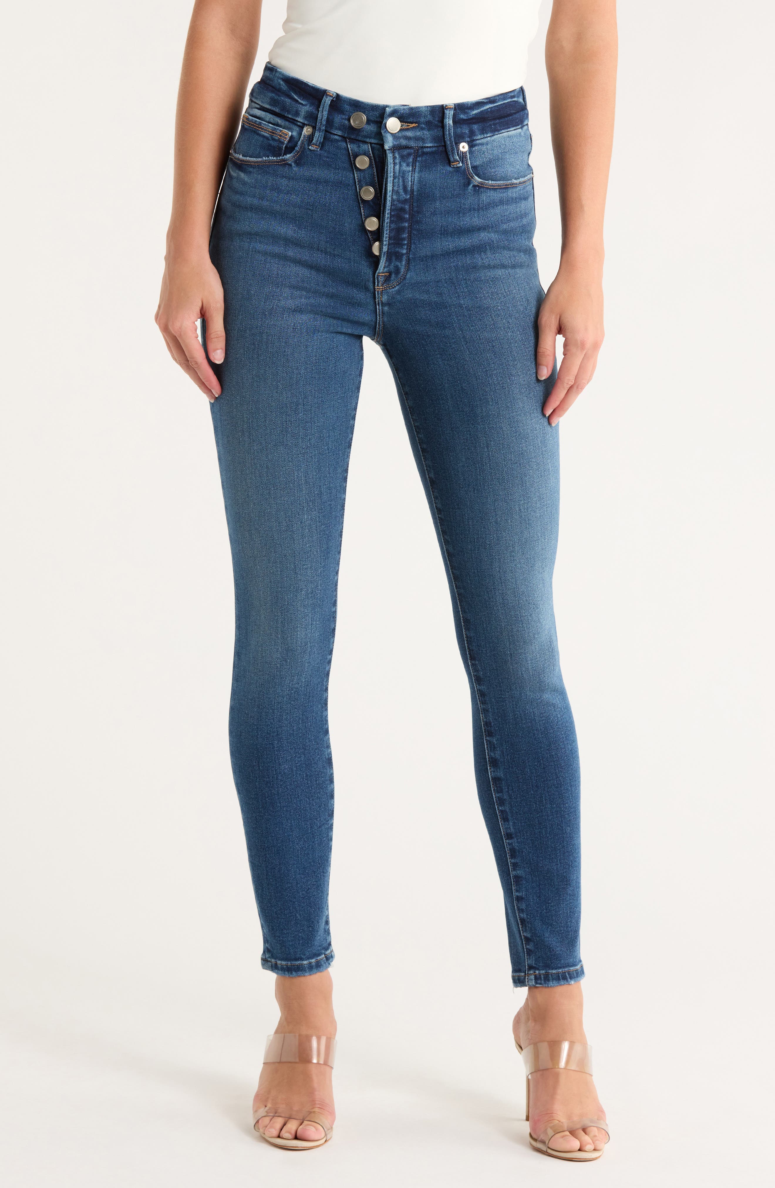 Good American Good Waist Skinny Jeans