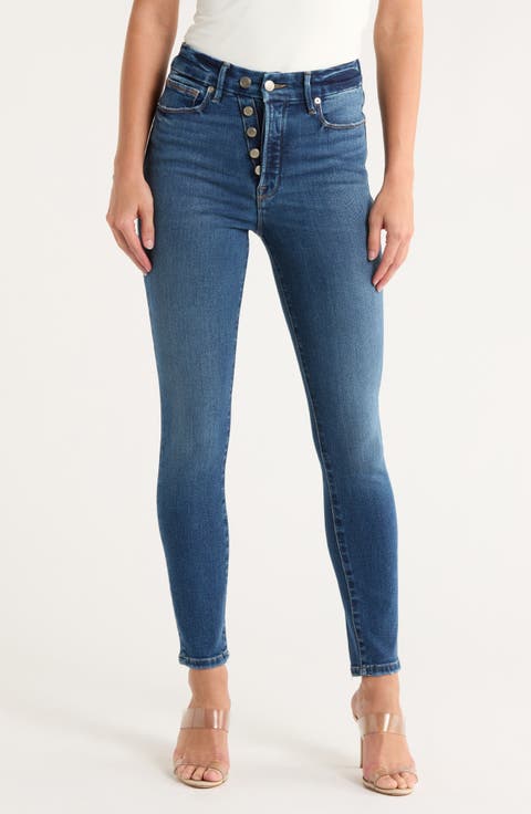Good Waist Skinny Jeans (Indigo 441) (Regular & Plus)