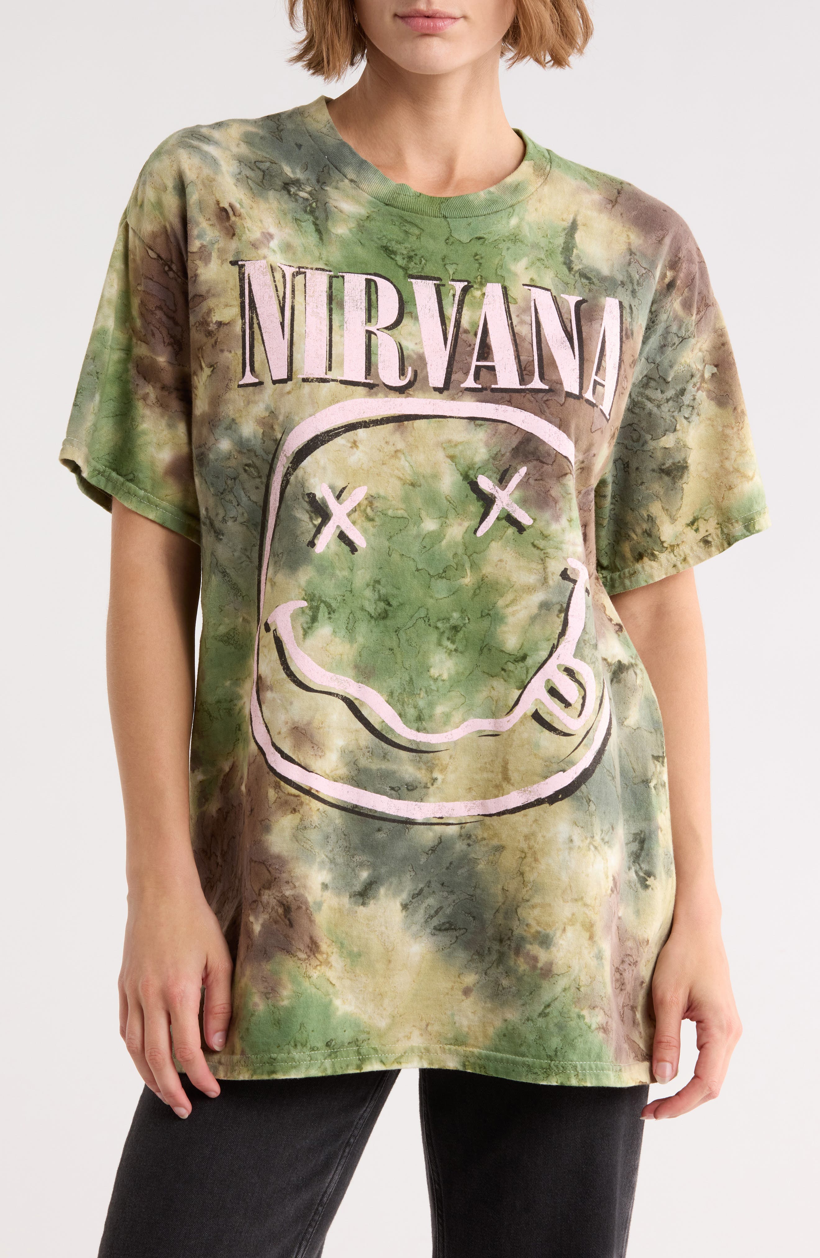 Nirvana Graphic Camouflage T-shirt