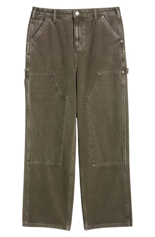 Elwood Relaxed Fit Denim Carpenter Pants In Forest
