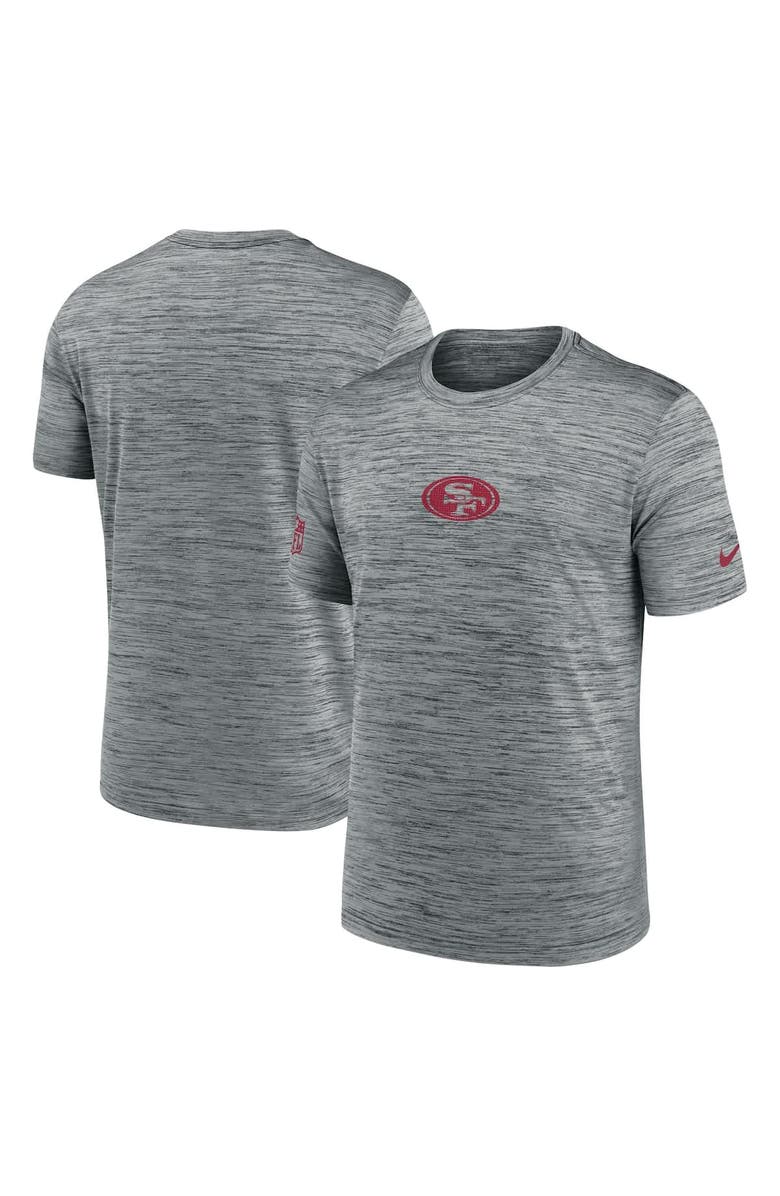 Nike Men's Nike Gray San Francisco 49ers Sideline Velocity Performance T-Shirt, Main, color, Gray