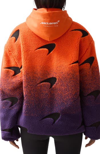 Reiss x McLaren Drift Ombré Fleece Jacket Nordstrom
