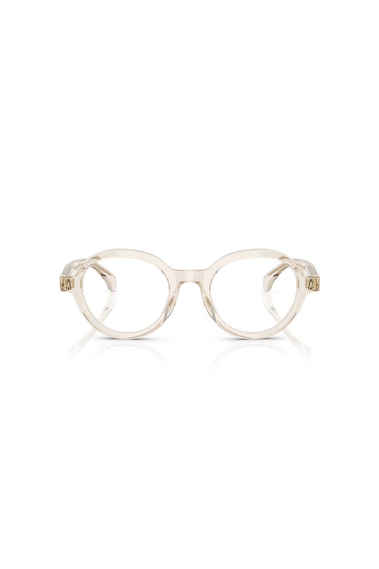 47mm Round optical glasses, Alternate, color, White