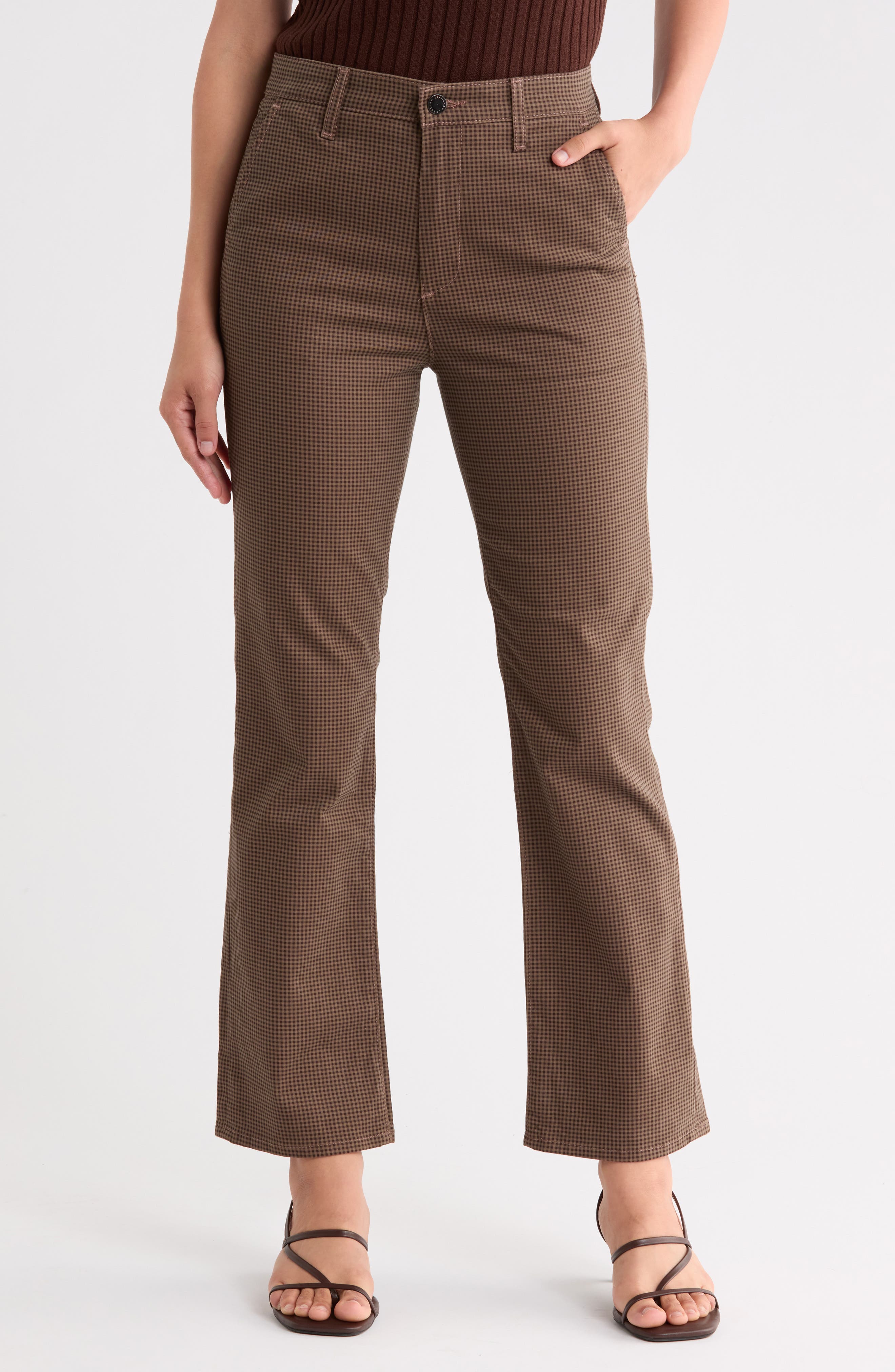 PIXIE GINGHAM TAUPE MULTI