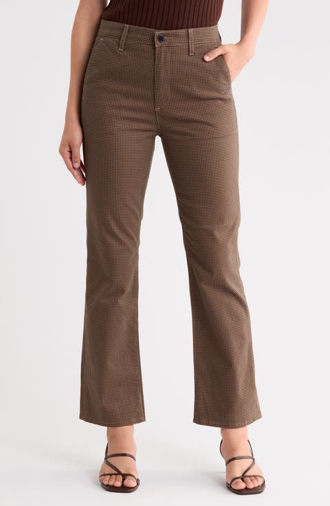 Kinsley Plaid Bootcut Jeans