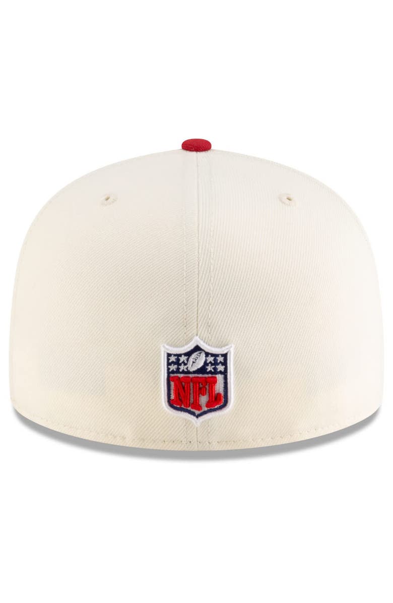 New Era Men's New Era  Natural/Cardinal Arizona Cardinals 2025 Rivalries Collection Sideline Rope 59FIFTY Fitted Hat, Alternate, color, Natural