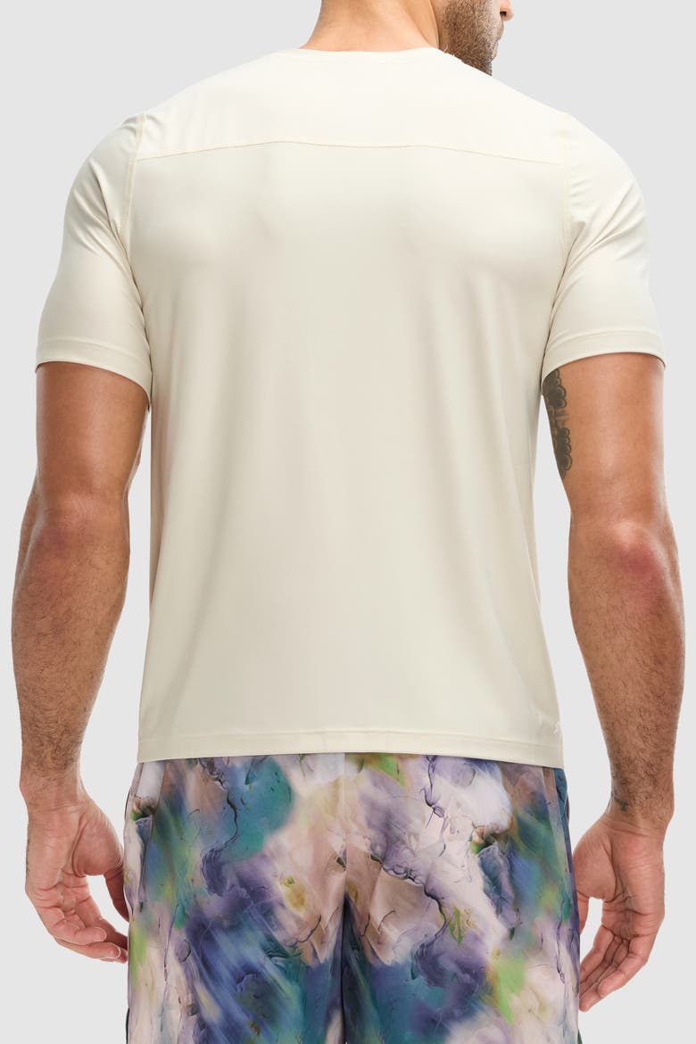 Performance Short Sleeve, Alternate, color, OATMEAL