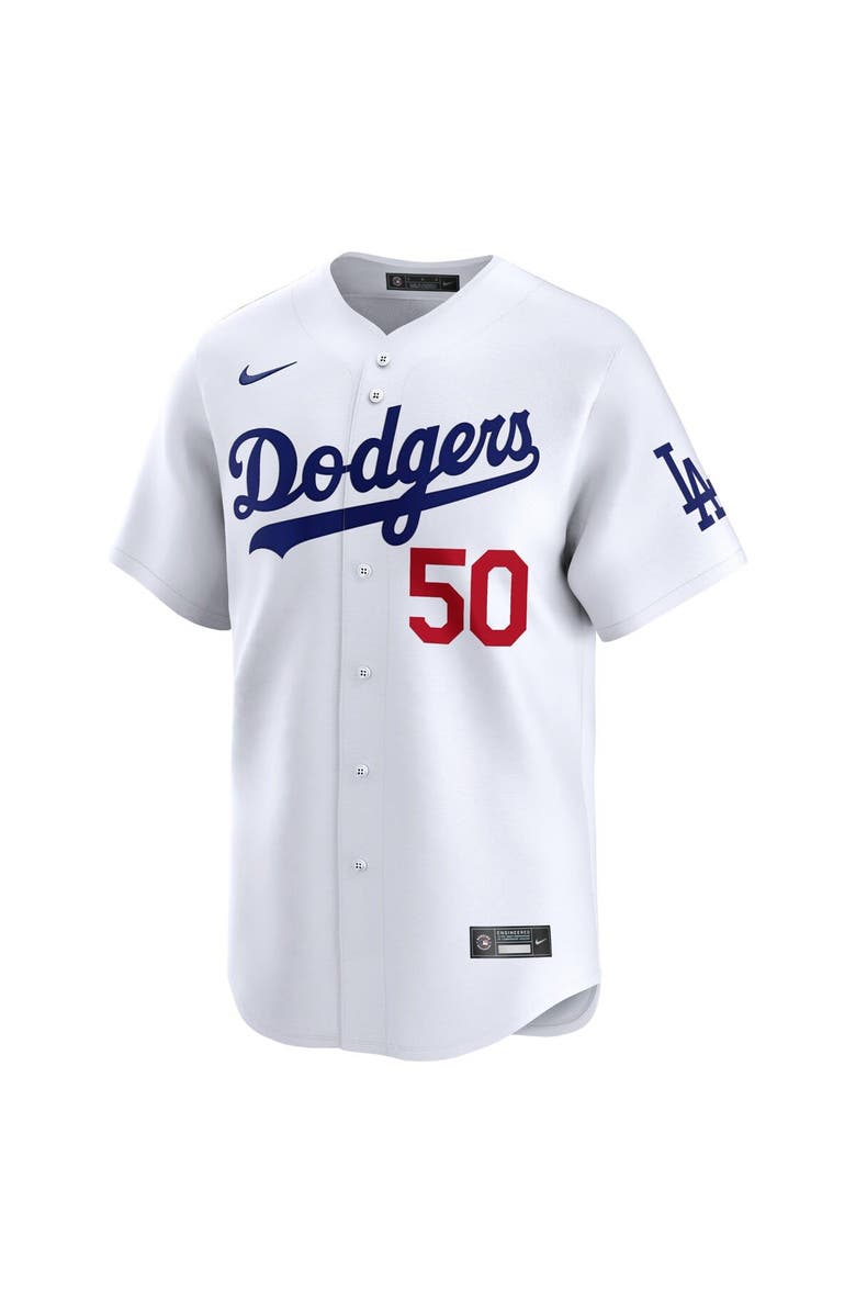 Nike Men's Nike Mookie Betts White Los Angeles Dodgers Home Limited Player Jersey, Alternate, color, White