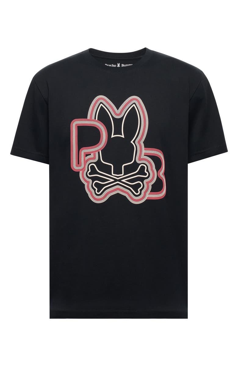 Psycho Bunny Carlo Graphic T-shirt, Alternate, color,