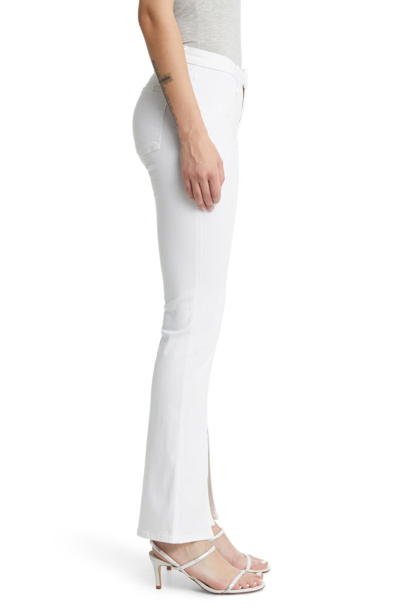 7 For All Mankind Kimmie Slim Illusion Seamed Split Hem Straight Leg Jeans, Alternate, color, 