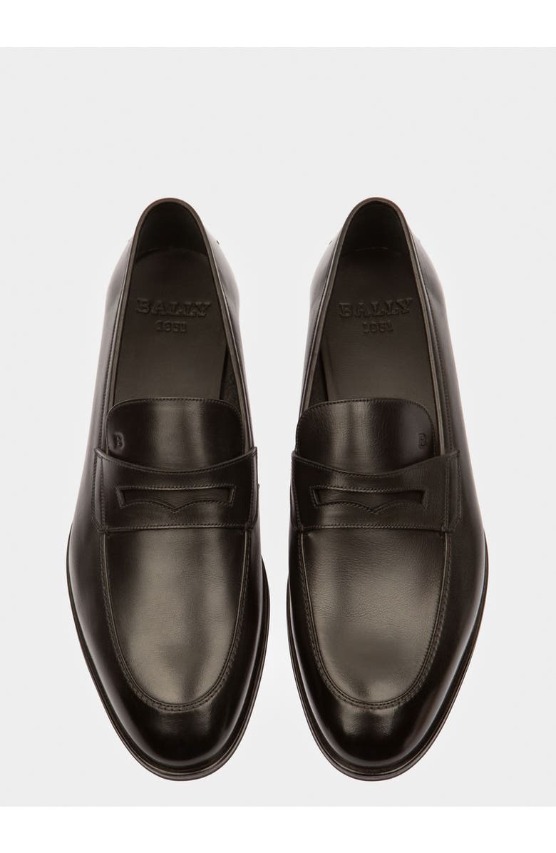 Bally Webb Leather Loafers In Leather, Alternate, color,