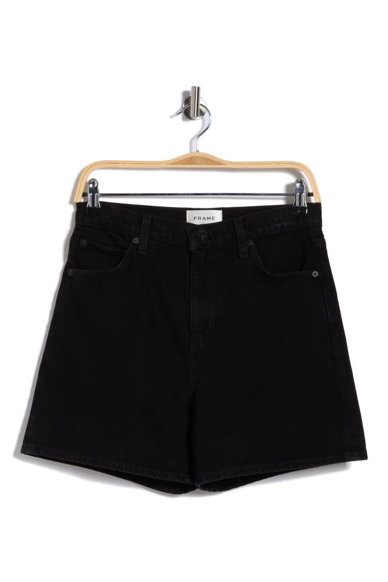 The Easy High Waist Denim Shorts, Alternate, color, HONOR
