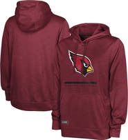 Outerstuff Men's Cardinal Arizona Cardinals Speed Drill Streak Pullover Hoodie