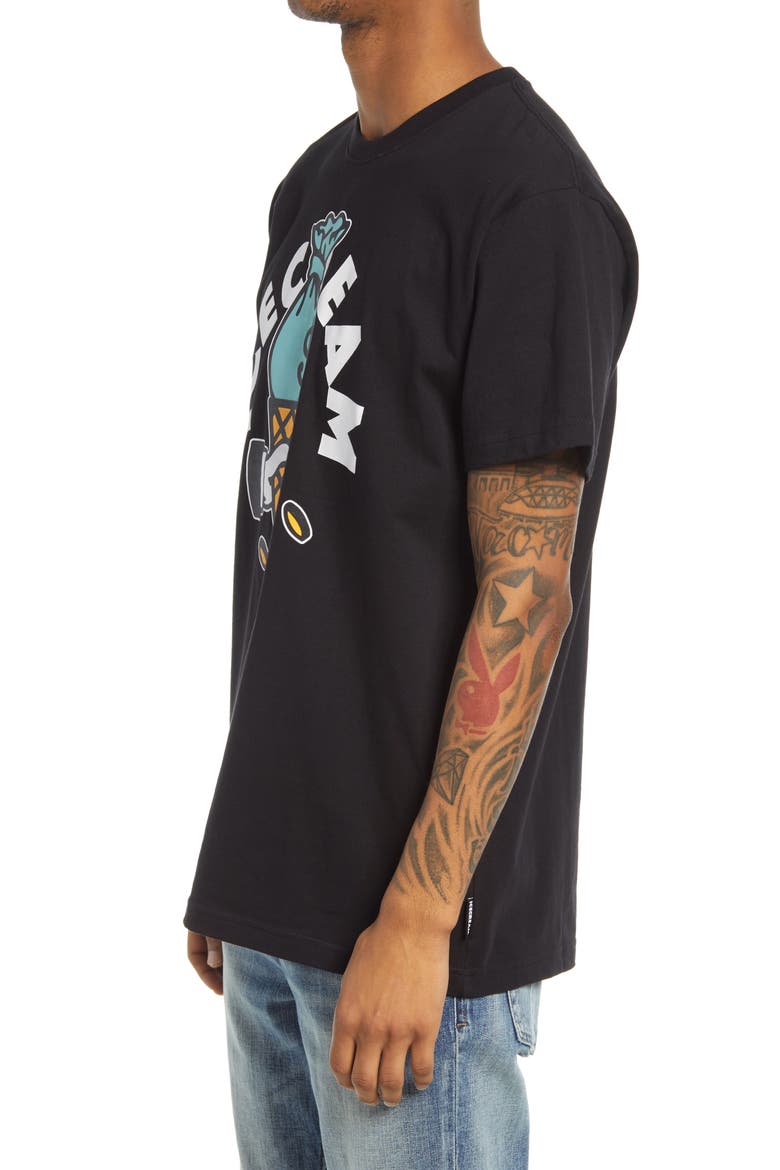 Men's Cash Rules Graphic Tee, Alternate, color, BLACK