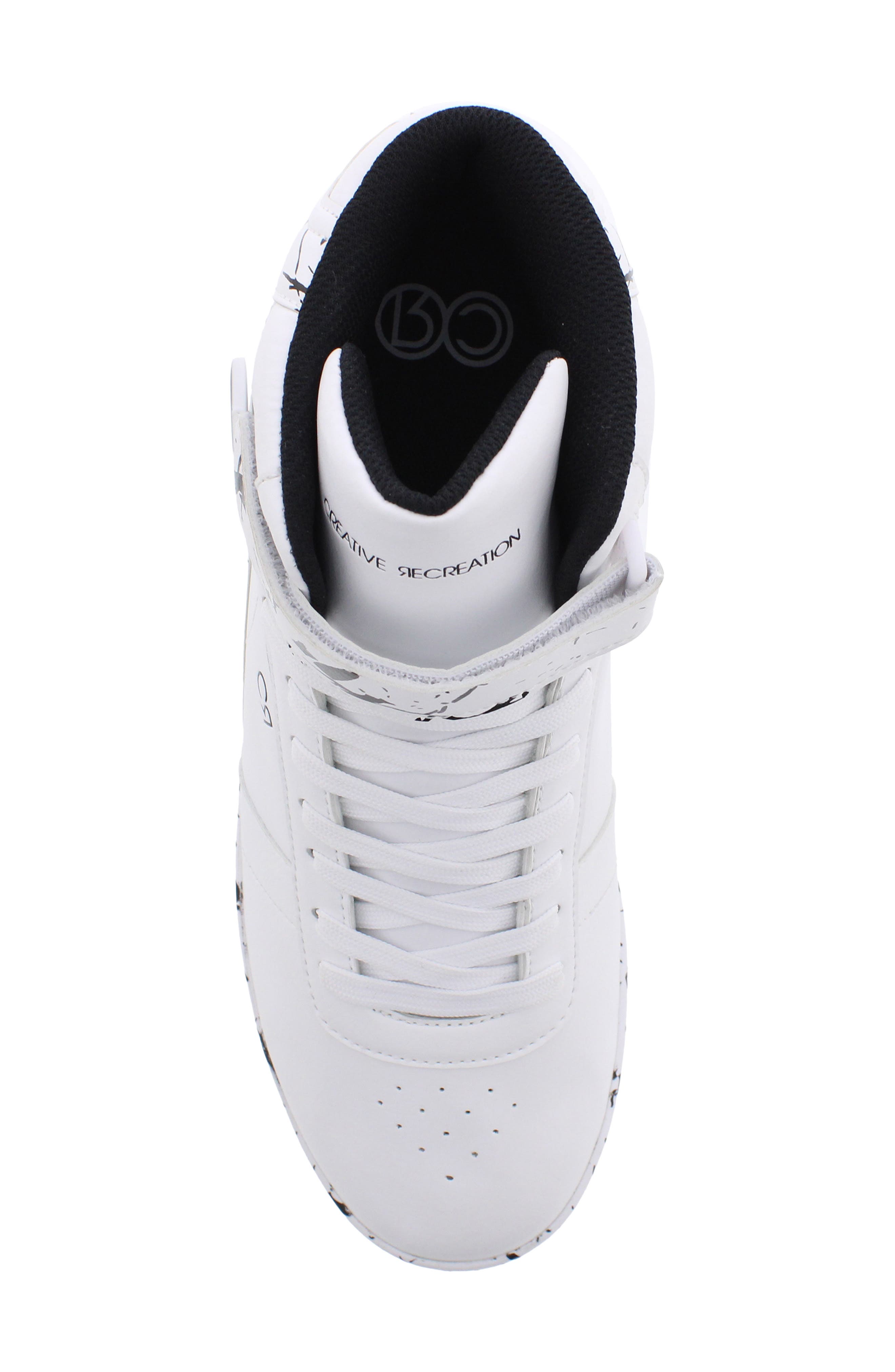 Centro VC High Top Sneaker, Alternate, color, WHITE/BLACK