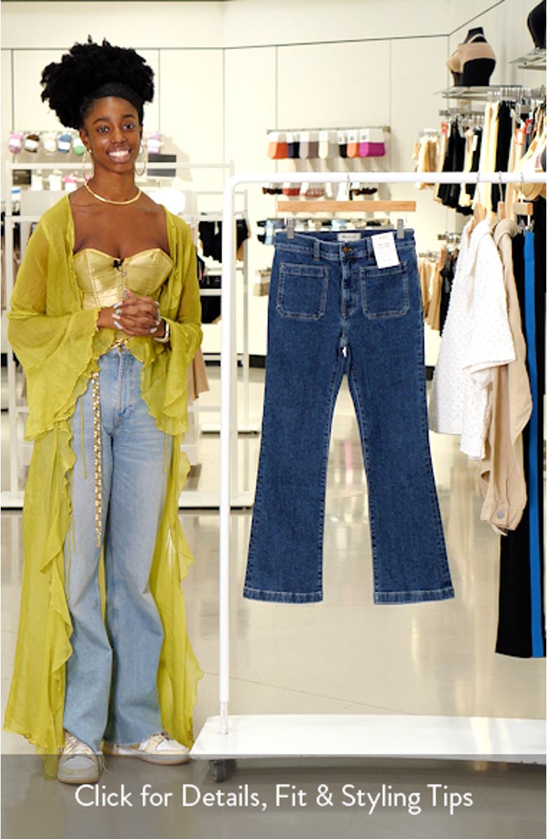 Kick Out Patch Pocket Crop Jeans, sales video thumbnail