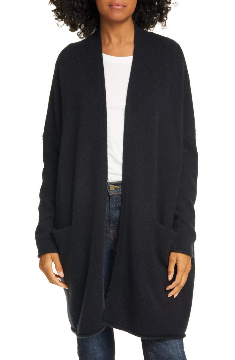 Nordstrom Signature Brushed Cashmere Cardigan, Main, color, 
