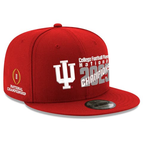 Men's New Era  Crimson Indiana Hoosiers College Football Playoff 2025 National Champions 9FIFTY Snapback Hat