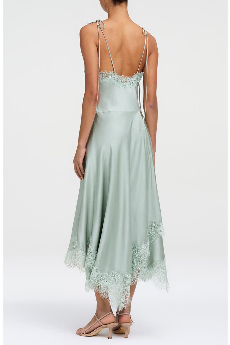 Aleena Lace Trim Midi Slipdress, Alternate, color, PALE JADE/ PALE JADE