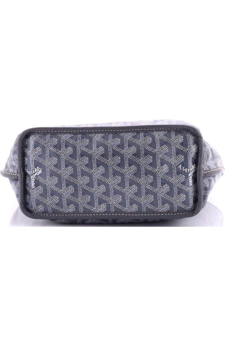 Pre-Owned Goyard Anjou Reversible Tote Coated Canvas Mini, Alternate, color, Gray