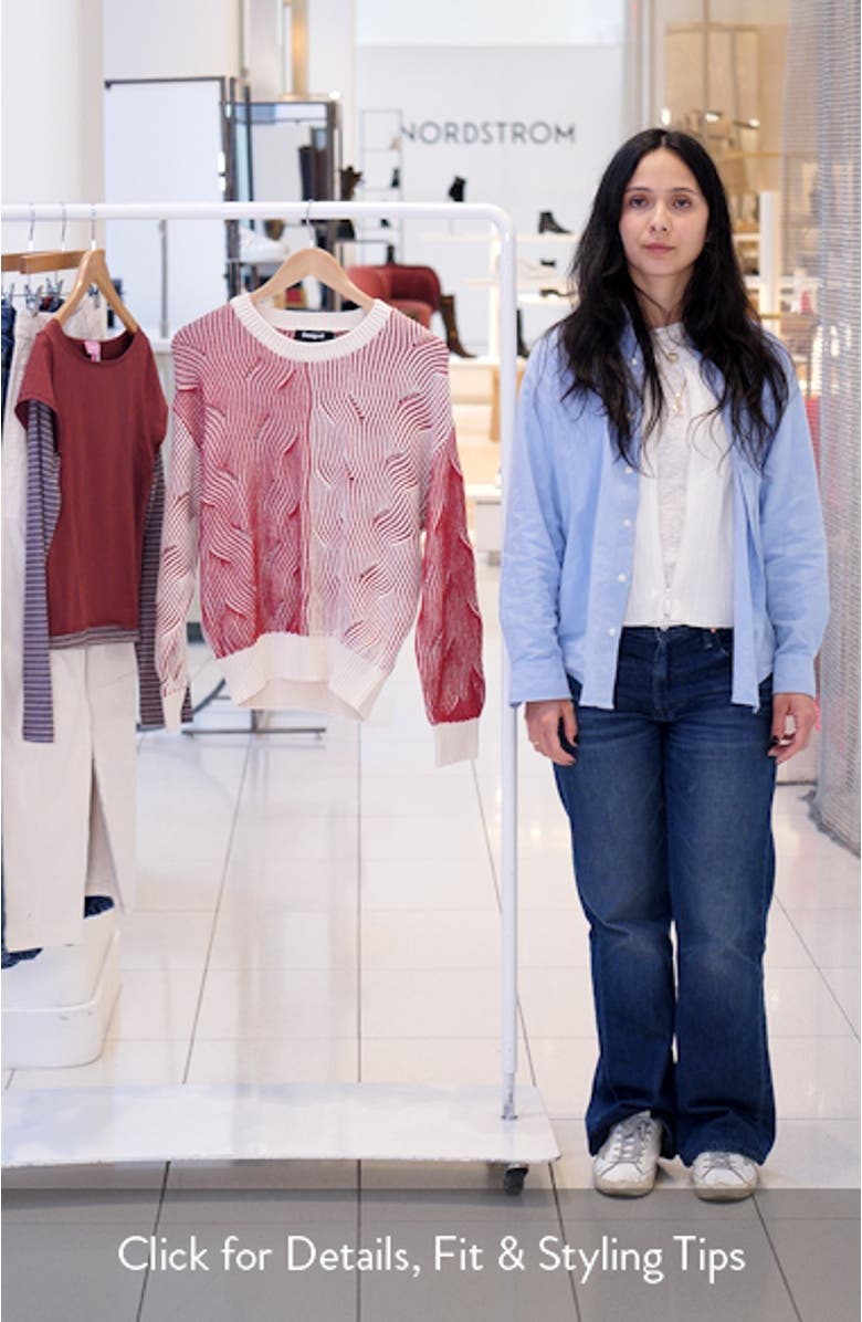 Colorblock Stripe Sweater, sales video thumbnail