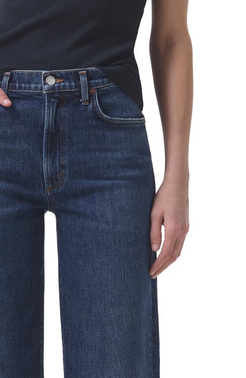 Agolde Womens Reissue (true Ind Rinse) Harper Straight-leg Stretch-denim Jeans In Blue