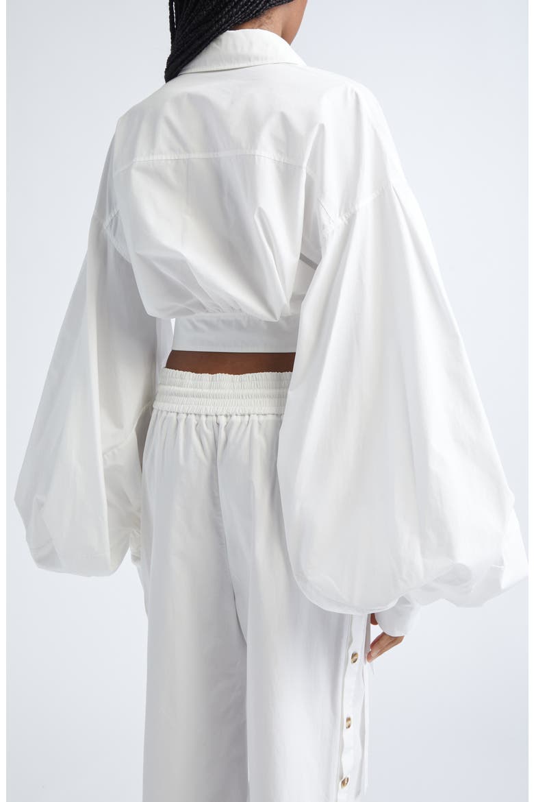 Rebellion Poplin Wrap Shirt, Alternate, color, IVORY