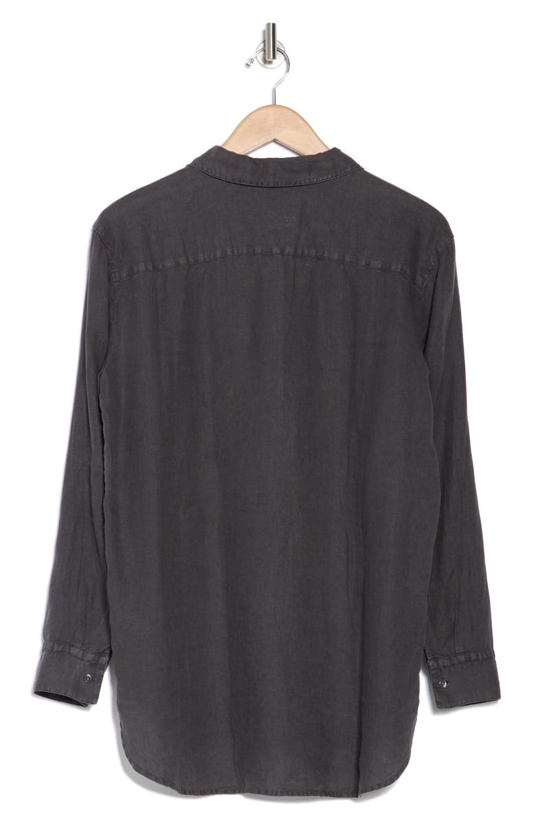 James Perse Lightweight Linen Button-Up Shirt, Alternate, color,