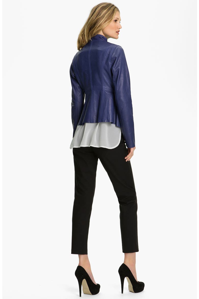 'Chloe' Cigarette Pants, Alternate, color, BLACK